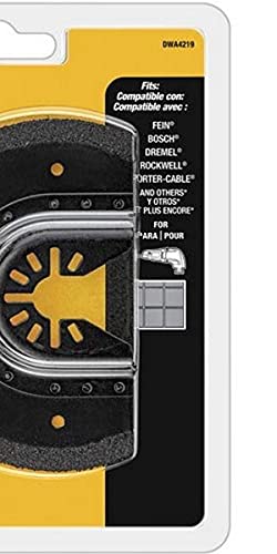 DEWALT Oscillating Tool Blade for Grout Removal, Carbide (DWA4219)