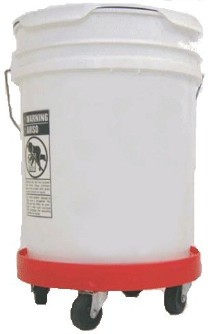 Bucket Dolly Heavy Duty Smooth Rolling Cart for Five Gallon Buckets