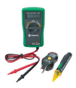 greenlee - electrical kit, gfci, elec test instruments (tk-30agfi), 10 x 8 x 3"