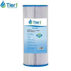 Tier1 Pool & Spa Filter Cartridge | Replacement for Pentair R173215, Clean & Clear 100, Pleatco PAP100-4, Unicel C-9410, FC-0686 and More | 100 sq ft Pleated Fabric Filter Media