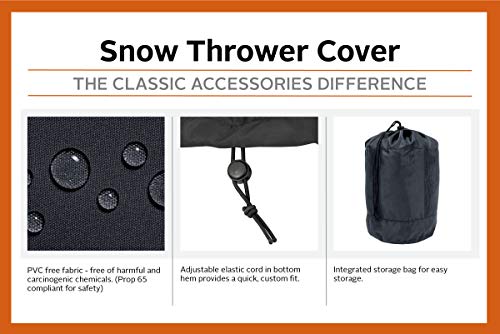 Classic Accessories Single Stage Snow Thrower Cover