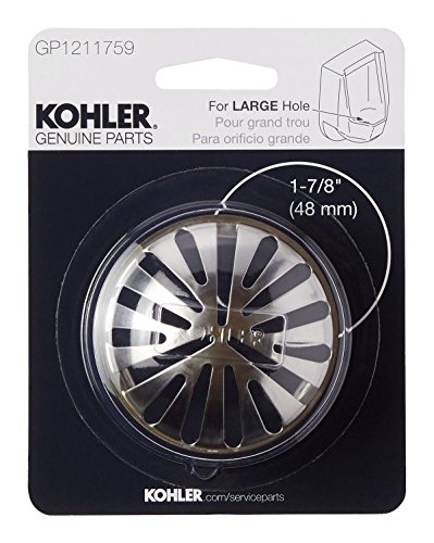 KOHLER GENUINE PART GP1211759 SNAP-IN 1-7/8" URINAL STRAINER , STAINLESS STEEL