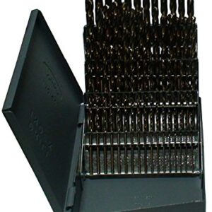 Drill America - DWD60J-CO-SET 60 Piece m35 Cobalt Drill Bit Set (Wire Sizes: #1 - #60), DWDCO Series