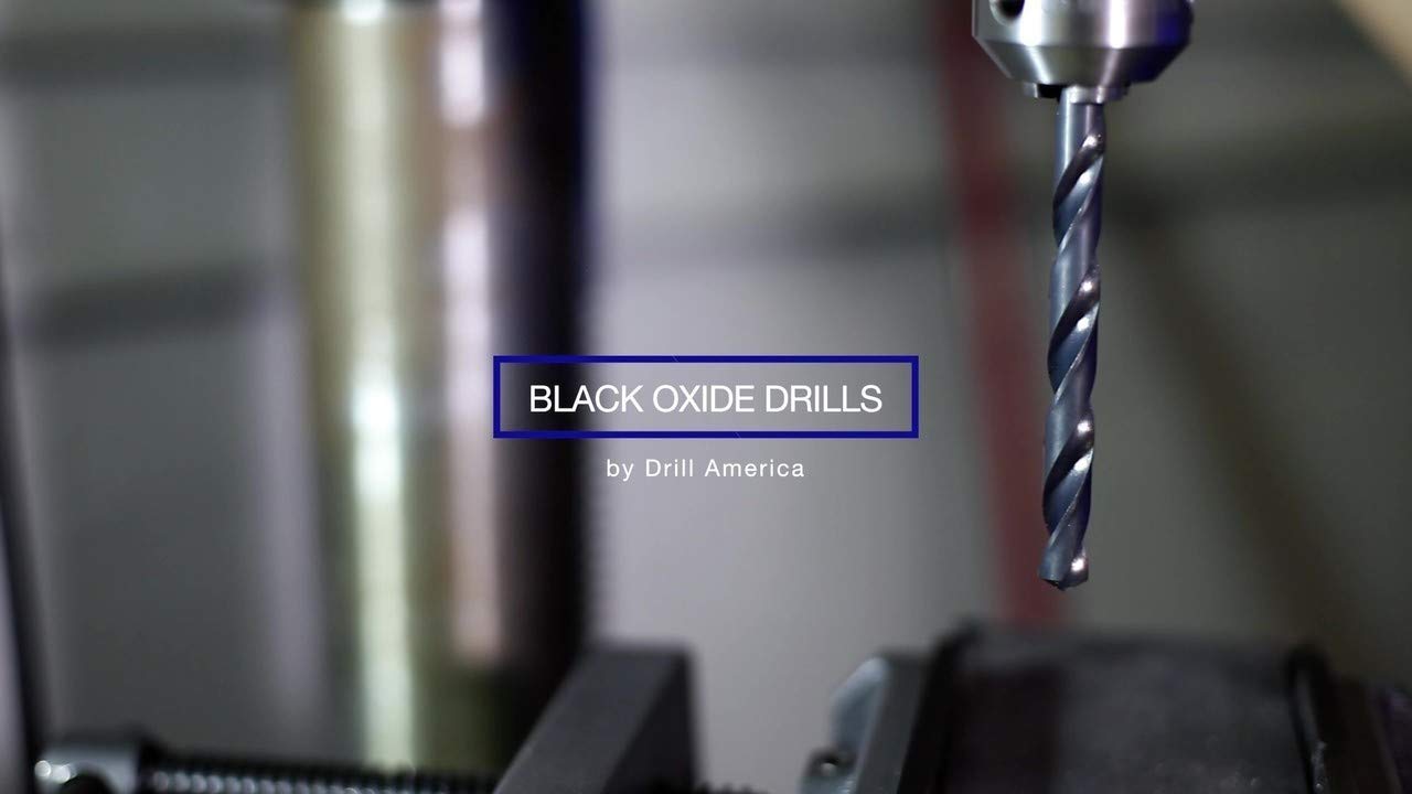 Drill America - DWDN17/32 17/32" High Speed Steel Black Oxide Drill Bit, DWDN Series