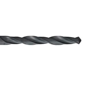 Drill America 7/16" High Speed Steel Black Oxide Drill Bit (Pack of 6), DWDN Series