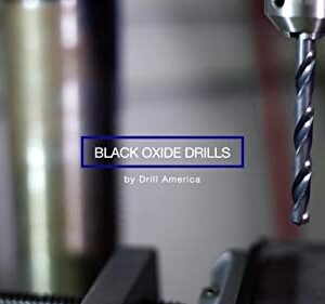 Drill America S High Speed Steel Black Oxide Drill Bit (Pack of 6), DWDN Series