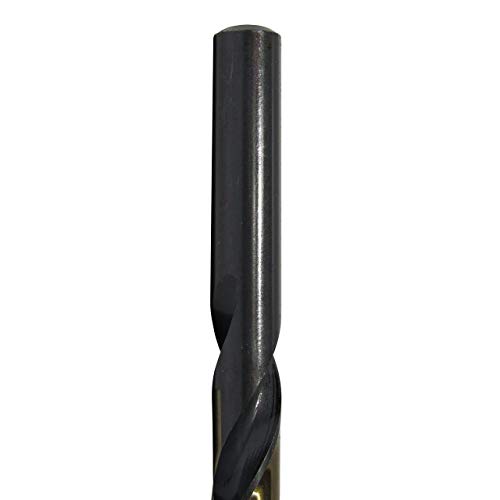 Drill America - KFD30P12 #30 High Speed Steel Black & Gold KFD Split Point Drill Bit (Pack of 12), KFD Series