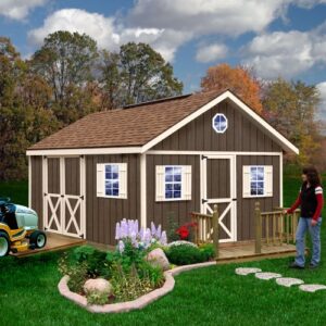 best barns fairview 12' x 16' wood shed kit