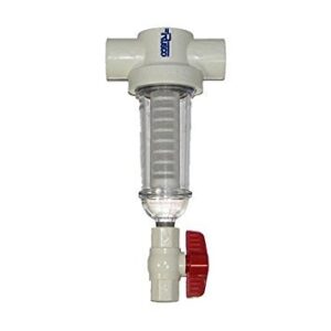 1.5 inch rusco / vu-flow 100 mesh spin down sediment water filter with one additional replacement screen