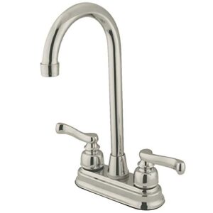 kingston brass kb8498fl royale bar faucet, brushed nickel