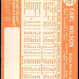 1964 Topps # 503 Earl Wilson Boston Red Sox (Baseball Card) EX Red Sox