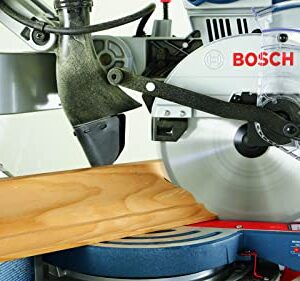 BOSCH CM10GD Compact Miter Saw - 15 Amp Corded 10 In. Dual-Bevel Sliding Glide Miter Saw with 60-Tooth Carbide Saw Blade