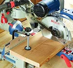 BOSCH CM10GD Compact Miter Saw - 15 Amp Corded 10 In. Dual-Bevel Sliding Glide Miter Saw with 60-Tooth Carbide Saw Blade