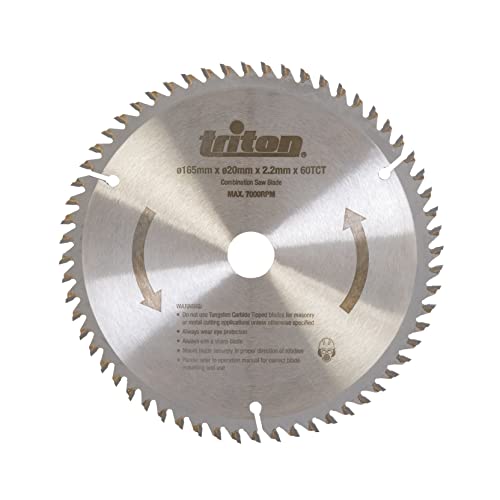 Triton 372474-165mm Plunge Track Saw Circular Saw Blade 60T