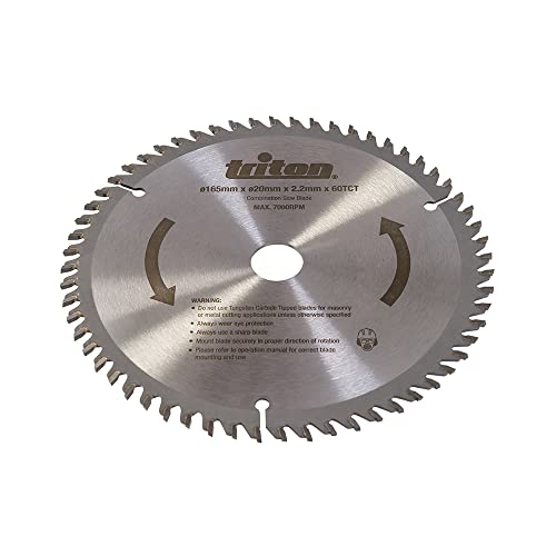 Triton 372474-165mm Plunge Track Saw Circular Saw Blade 60T