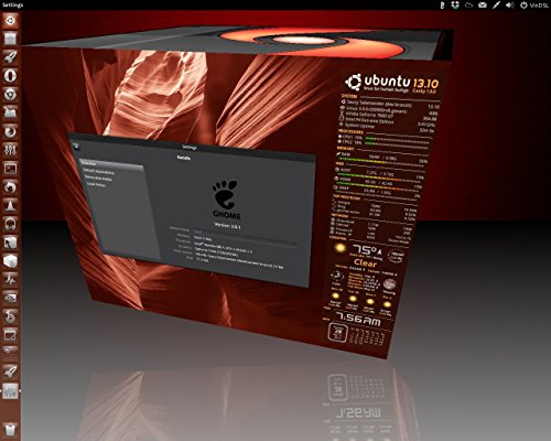 Ubuntu Linux 13.10 "Saucy Salamander" on Bootable 4GB USB Flash Drive and DVD - Both 32-bit and 64-bit Included!