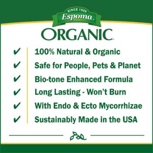 Espoma Organic Bio-Tone Starter Plus 4-3-3 Natural & Organic Starter Plant Food with Both Endo & Ecto Mycorrhizae; 18 lb. Bag; The Ultimate Starter Plant Food