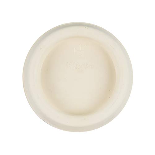 Danco 1-1/2 inch Rubber Drain Stopper, White, Carded, 80227