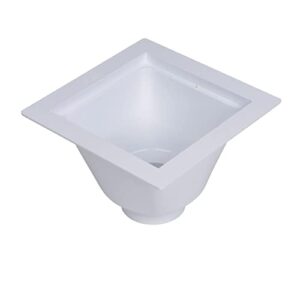 oatey 42722 pvc floor sinks and accessories, 4 in, white