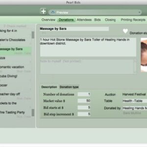 Silent Auction Pearl Bids for Mac OSX