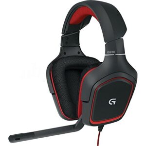 logitech g230 stereo gaming headset with mic (renewed)