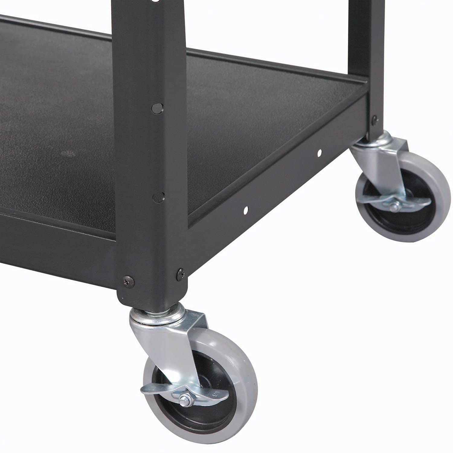 Global Industrial Steel Audio Visual & Instrument Cart - Black