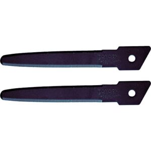 canary box cutter replacement blades, non-stick coating box cutter refill blades (2 pcs), 2.95 inches long blade, made in japan, black (dc-25bf2-1)