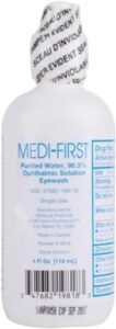 medique first aid eyewash, 4 ounce bottles - 1/pack of 6