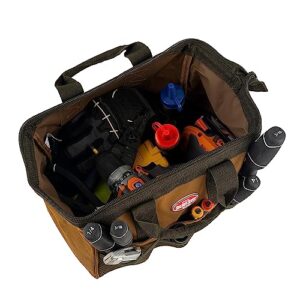 Bucket Boss Gatemouth 13 Tool Bag in Brown, 60013, 8 liters