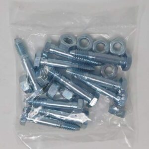 Stens Snow Blower Shear Pin Bolt 1/4" x 1-7/16" L, 10sets/pack