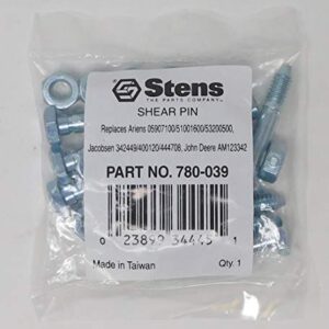 Stens Snow Blower Shear Pin Bolt 1/4" x 1-7/16" L, 10sets/pack