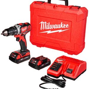 Milwaukee 2606-22CT M18 Cordless Drill/Driver Kit, 18 V, Red