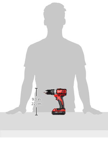 Milwaukee 2606-22CT M18 Cordless Drill/Driver Kit, 18 V, Red