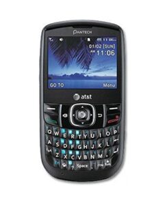 pantech link ii p5000 qwerty cell phone at&t - black