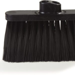 SPARTA 3685403 Flo-Pac Duo Sweep Stiff Filament Light Industrial Broom Head, Polypropylene Bristles, 11" Trim x 11" Width Bristle, 7" Overall Length, Black (Pack of 12)