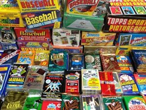 huge sale 200 factory sealed old nfl football cards lot. all un-opened packs