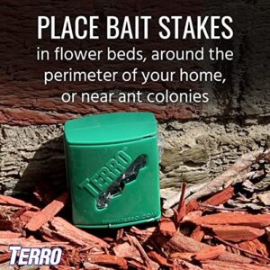 TERRO T1812 Outdoor Liquid Ant Killer Bait Stakes - 8 Traps