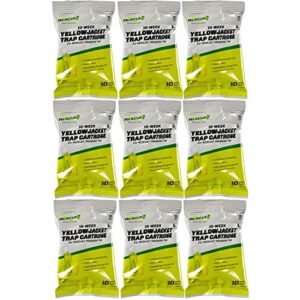 rescue! yellowjacket attractant cartridge (10 week supply) – for rescue! reusable yellowjacket traps - (9 pack)