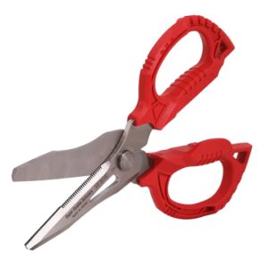 VAMPLIERS vSHEARS: 6.3" All Purpose Heavy-Duty Scissors. 4-in-1 Multipurpose Blade Combination Shears, Premium Japanese Stainless Steel Body. Cuts Carpet, Leather, Rope, Copper Wire and more.…