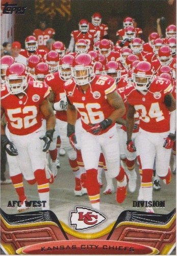 Kansas City Chiefs 2013 Topps Complete Regular Issue 12 Card Team Set Featuring Travis Kelce Mint Rookie Card #31