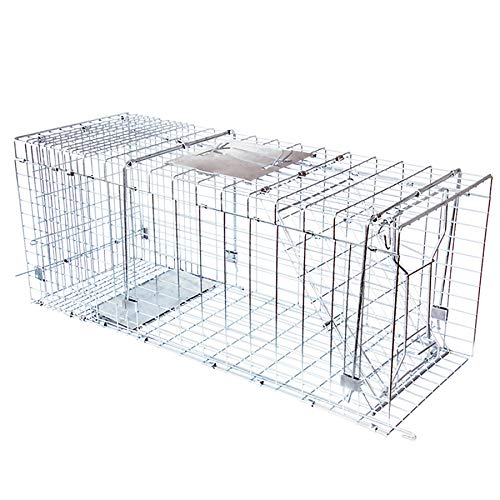 JT Eaton 495N Answer Single Door Live Animal Cage Trap for Extra Large Size Pests, 42" x 15" x 17"