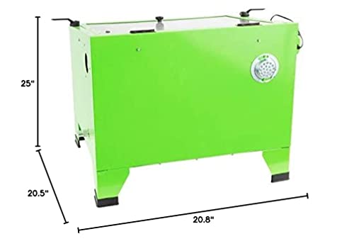 OEMTOOLS 24815 Bench Top Abrasive Blast Cabinet Kit, 24 Gallon Sand Blasting Box For Easy Removal Of Paint, Rust, And Oxidation, Includes Spray Gun, Gloves, Light, and Window Lens Underlays