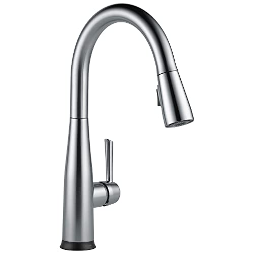 Delta Faucet Essa Touch Kitchen Faucet Brushed Nickel, Kitchen Faucets with Pull Down Sprayer, Kitchen Sink Faucet, Touch Faucet for Kitchen Sink, Touch2O Technology, Arctic Stainless 9113T-AR-DST