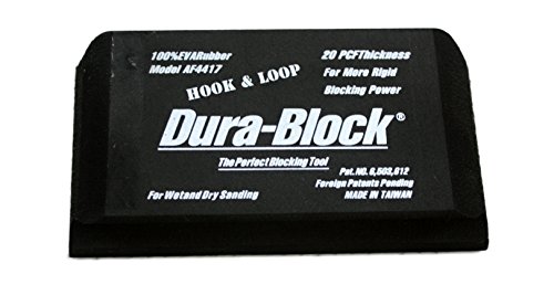 Dura-Block (AF4417) Hook & Loop Black 5.25" Sanding Block