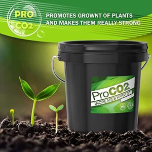 CO2 for Indoor Grow Tent - Ready to Use - Carbon Dioxide Boost for Indoor Grow Rooms - from Sprouting to Vegetative Growth Through Flowering - One XL Bucket Covers up to an 3'x3’ Tent