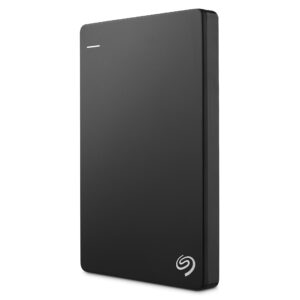 seagate backup plus slim 1tb external hard drive portable hdd – black usb 3.0 for pc laptop and mac, 2 months adobe cc photography (stdr1000100)