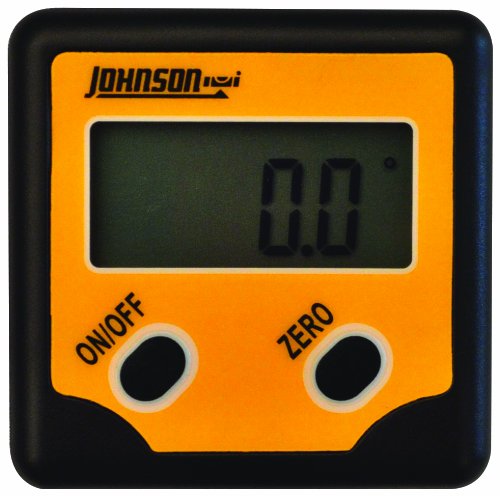 Johnson Level & Tool 1886-0100 Professional Magnetic Digital Angle Locator w/ 2 Buttons, Orange, 1 Locator