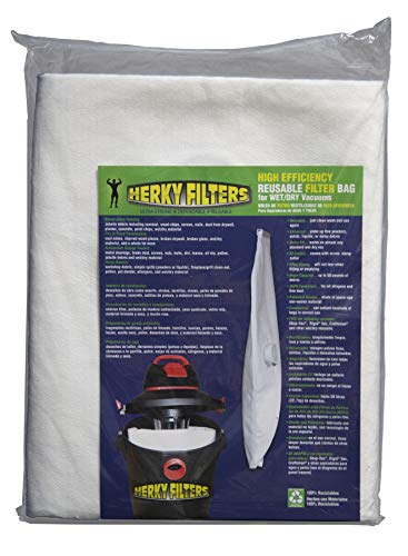 Medium Reusable Filter Bag for Wet/Dry Vacuums