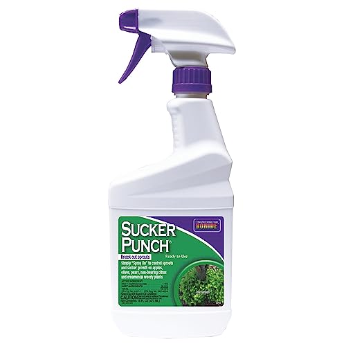 Bonide Sucker Punch, 16 oz Ready-to-Use Spray, Control Unwanted Plant Sprouts, Plant Growth Regulator for Home Garden