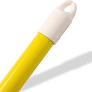 SPARTA 4022004 Spectrum Fiberglass Broom Handle, Mop Handle, Replacement Handle With Acme Threaded Tip For Commercial Cleaning, 60 Inches, Yellow